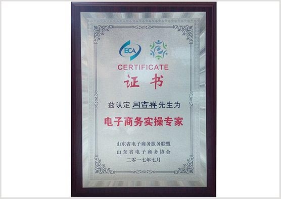 電子商務(wù)實(shí)操專家證書