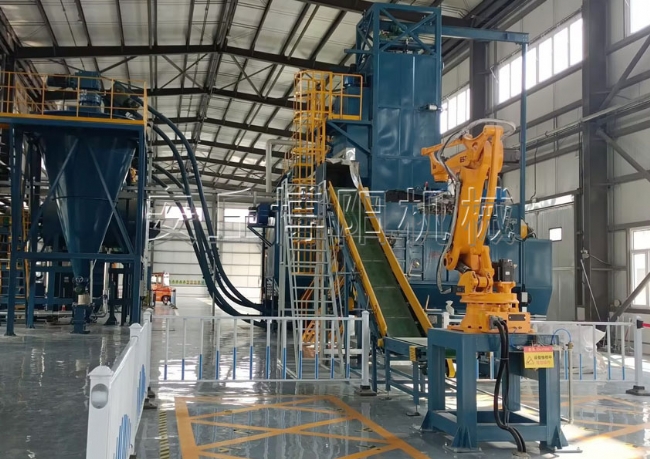 對氯苯氨全自動拆包機(jī)實(shí)拍、福建機(jī)器人自動拆包機(jī)