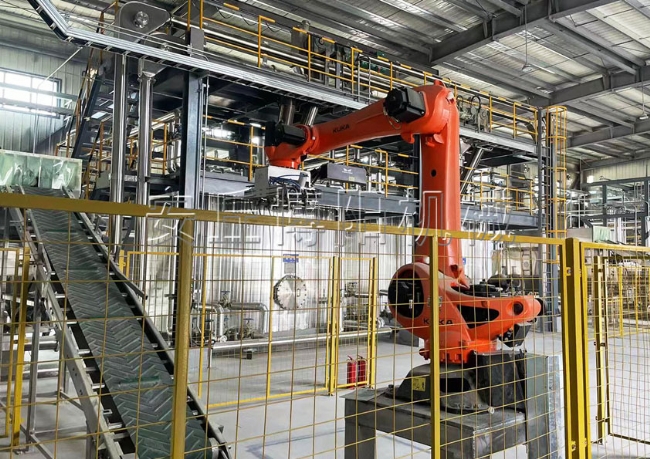 尿素機(jī)器人自動(dòng)破包機(jī)   山東全自動(dòng)拆包機(jī)優(yōu)勢