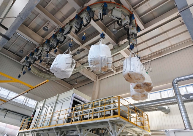 膠粉全自動(dòng)噸袋破袋機(jī)   山東噸包全自動(dòng)拆包機(jī)