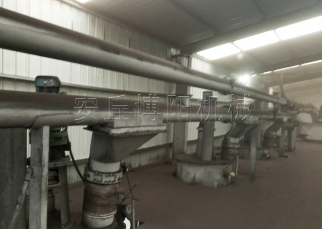 鈣粉管鏈輸送機(jī)案例  浙江管鏈?zhǔn)捷斔驮O(shè)備